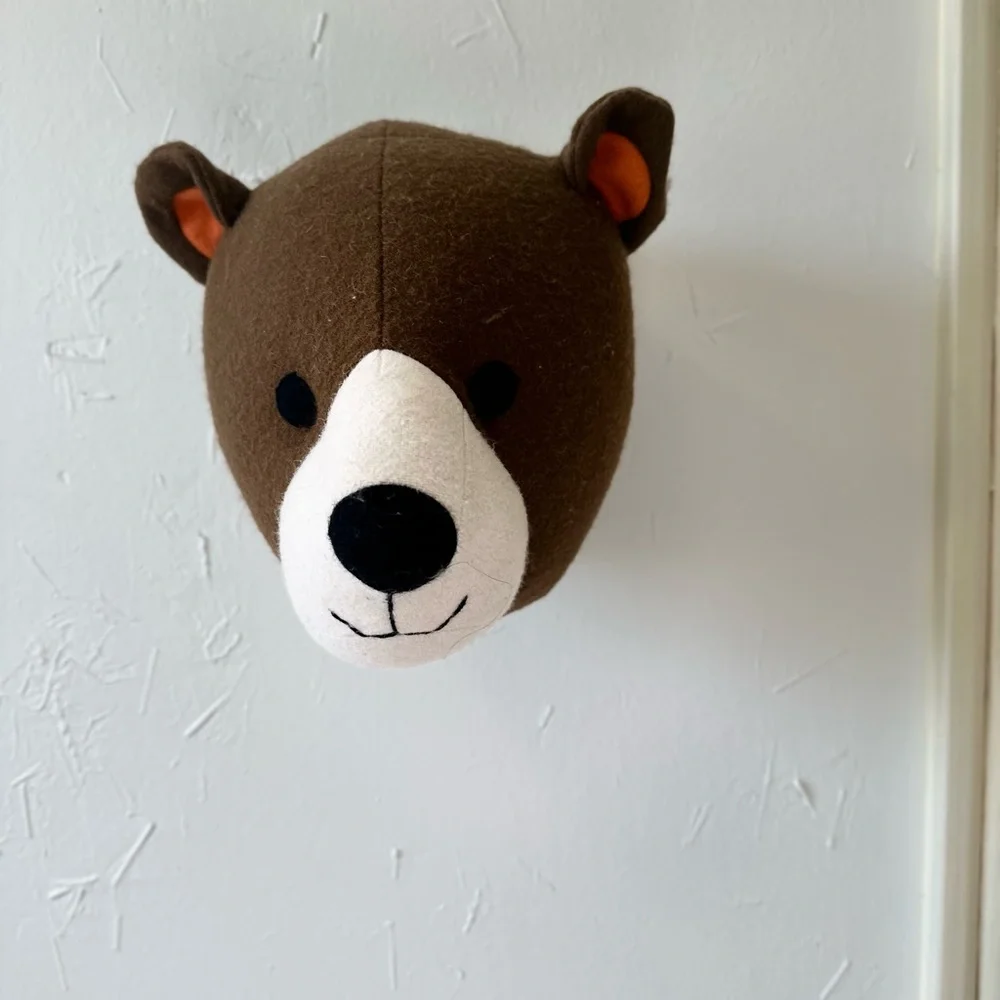 Target Brown and White Bear Wall Decor